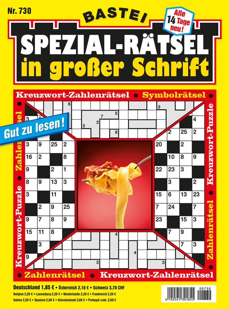 SPEZIAL RÄTSEL in großer Schrift